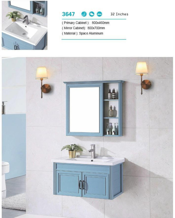 Aluminum Bath Room Vanity 3647