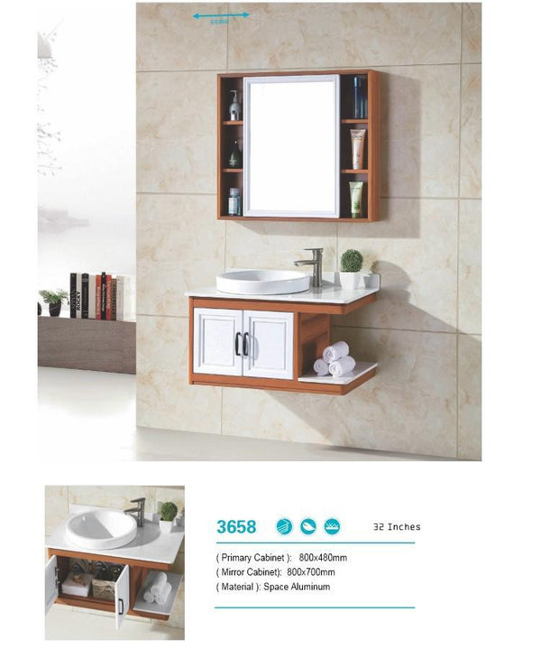 Aluminum Bath Room Vanity 3658