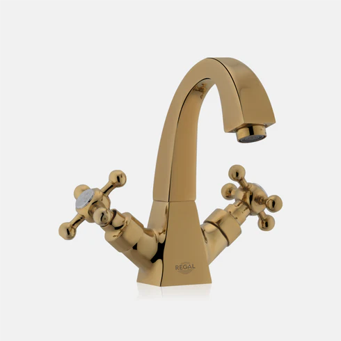 Art 202 Basin Mixer Victorian Gold