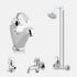 Aragon Lever Bath Set