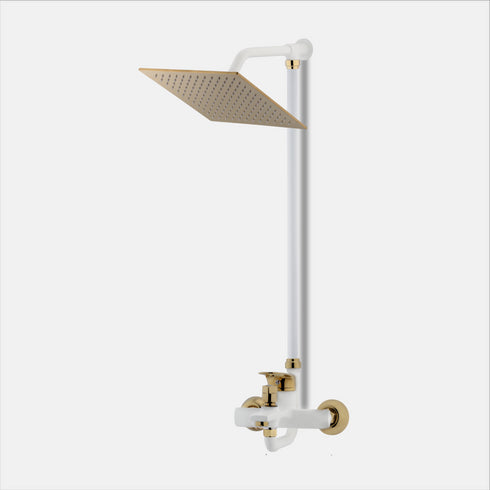 Super White Gold Lever Set