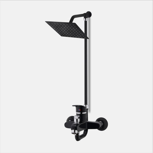 Crown Black Lever Bath Set