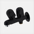 Crown Black Lever Bath Set