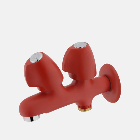 Art 5104 Double Bib Cock Sawan Red