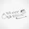Dell Bathroom Accessories Set 7-Pieces