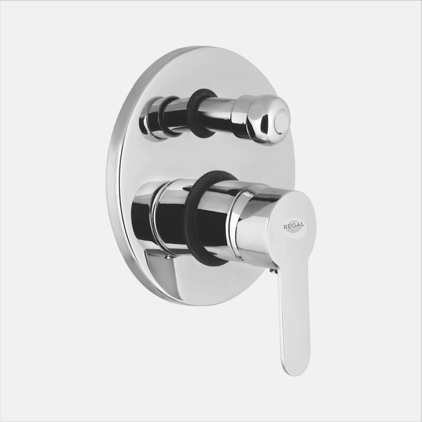 Concealed Bath Mixer (with Round Plate)