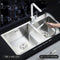 78 x 43 Double Kitchen Sink Handmade Without Tap
