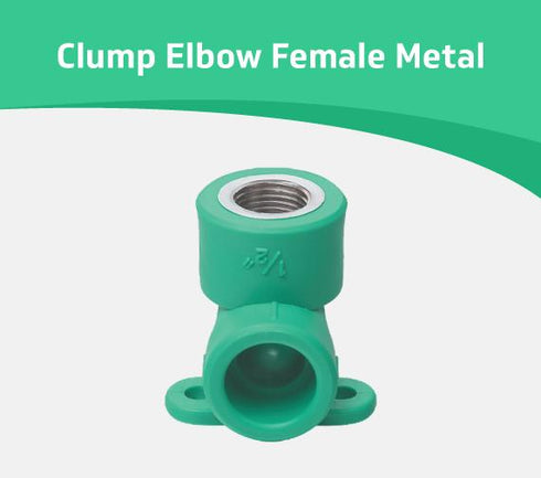 Clump Elbow Female Metal