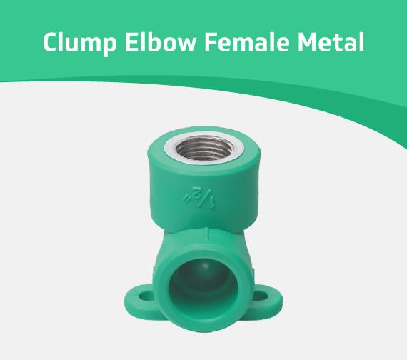 Clump Elbow Female Metal
