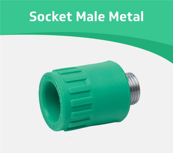 Socket Male Metal